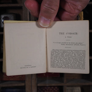 Corsair: a Tale. >>MINIATURE ROMANTIC VERSE<< Byron, Lord George. Publication Date: 1848 CONDITION: VERY GOOD