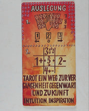 Load image into Gallery viewer, Tarot Piatnik Wien. 78 Tarot Card Deck &amp; Booklet. In Box. No.2825. Austria. 1974 Vintage.
