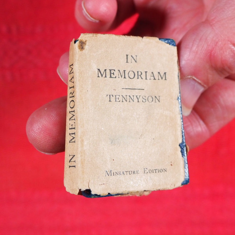 In Memoriam. >>MINIATURE BOOK WITH DUSTJACKET<< Tennyson, Alfred Lord. Publication Date: 1905 CONDITION: VERY GOOD