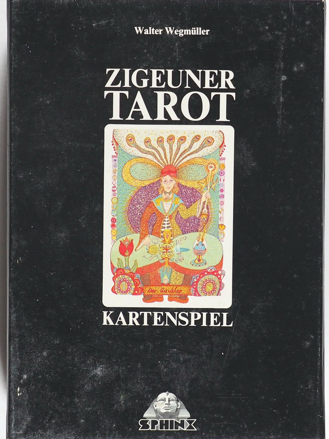 ZIGEUNER TAROT Kartenspiel. Wegmüller, Walter. Published by Sphinx, Verlag Basel [1975].