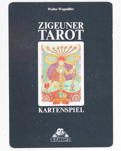 ZIGEUNER TAROT Kartenspiel. Wegmüller, Walter. Published by Sphinx, Verlag Basel [1975].