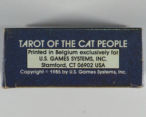Tarot of the Cat People. Instructions and designs by Karen Kuykendall. U.S. Games Systems Inc. 1985.