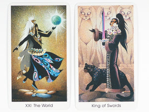 Tarot of the Cat People. Instructions and designs by Karen Kuykendall. U.S. Games Systems Inc. 1985.