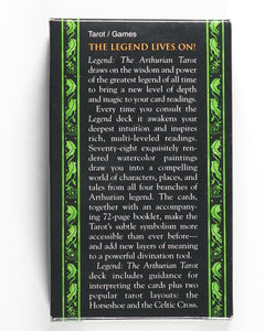 Legend, the Arthurian Tarot. Anna-Marie Ferguson. Llewellyn Publications, St. Paul, MN. 55164-0383. 1997. ISBN 1567182658