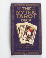 Load image into Gallery viewer, Mythic Tarot Deck. Juliet Sharman-Burke and Liz Greene. Artist, Tricia Newell. Rider. Eddison Sadd editions. 1989. ISBN 0712630023.
