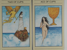 Load image into Gallery viewer, Mythic Tarot Deck. Juliet Sharman-Burke and Liz Greene. Artist, Tricia Newell. Rider. Eddison Sadd editions. 1989. ISBN 0712630023.

