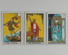 Load image into Gallery viewer, Traveller&#39;s Tarot. A.E. Waite. Artist Pamela Coleman Smith. Rider &amp; Co. 1975.
