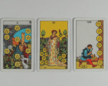 Load image into Gallery viewer, Traveller&#39;s Tarot. A.E. Waite. Artist Pamela Coleman Smith. Rider &amp; Co. 1975.
