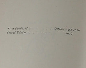 Winnie-the-Pooh. MILNE, A.A. Published by Methuen, 1926.