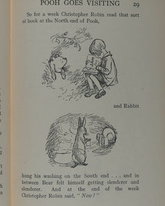 Winnie-the-Pooh. MILNE, A.A. Published by Methuen, 1926.