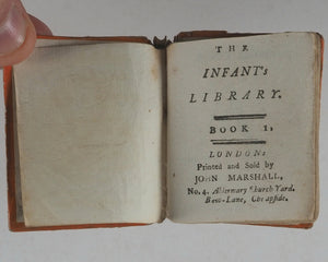 Marshall, John. Infant's Library Book 1 (a). (Alphabet). Marshall, John. No. 4 Aldermary Churchyard in Watling Street. London. Circa 1800