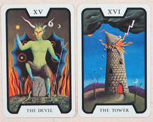 Load image into Gallery viewer, Tarot of the Witches. [007 James Bond Tarot]. Stuart R. Kaplan. A.G.Muller. Switzerland. 1974. ISBN 0913866539.
