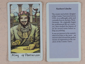 Cosmic Tarot. Norbert Lösche. F.X. Smid. Münchener Spielkartenfabriken GMBH & Co. KG. 1988.