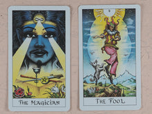 Load image into Gallery viewer, Cosmic Tarot. Norbert Lösche. F.X. Smid. Münchener Spielkartenfabriken GMBH &amp; Co. KG. 1988.
