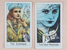 Load image into Gallery viewer, Cosmic Tarot. Norbert Lösche. F.X. Smid. Münchener Spielkartenfabriken GMBH &amp; Co. KG. 1988.
