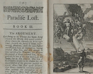 Paradise Lost. A Poem in Twelve Books. John Milton. Tenth Edition, Adorn'd with Sculptures. Printed for Jacob Tonson. 1719.