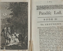 Load image into Gallery viewer, Paradise Lost. A Poem in Twelve Books. John Milton. Tenth Edition, Adorn&#39;d with Sculptures. Printed for Jacob Tonson. 1719.
