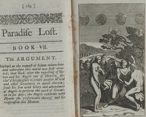 Paradise Lost. A Poem in Twelve Books. John Milton. Tenth Edition, Adorn'd with Sculptures. Printed for Jacob Tonson. 1719.