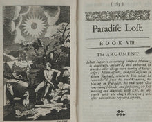 Load image into Gallery viewer, Paradise Lost. A Poem in Twelve Books. John Milton. Tenth Edition, Adorn&#39;d with Sculptures. Printed for Jacob Tonson. 1719.
