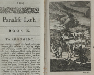 Paradise Lost. A Poem in Twelve Books. John Milton. Tenth Edition, Adorn'd with Sculptures. Printed for Jacob Tonson. 1719.