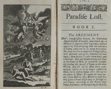 Load image into Gallery viewer, Paradise Lost. A Poem in Twelve Books. John Milton. Tenth Edition, Adorn&#39;d with Sculptures. Printed for Jacob Tonson. 1719.
