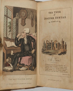 Tour of Dr. Syntax. In Search of the Picturesque. A Poem. Reverend Dr. Syntax. [Combe, William, (1742-1823)] R. Ackermann, London. 1823.