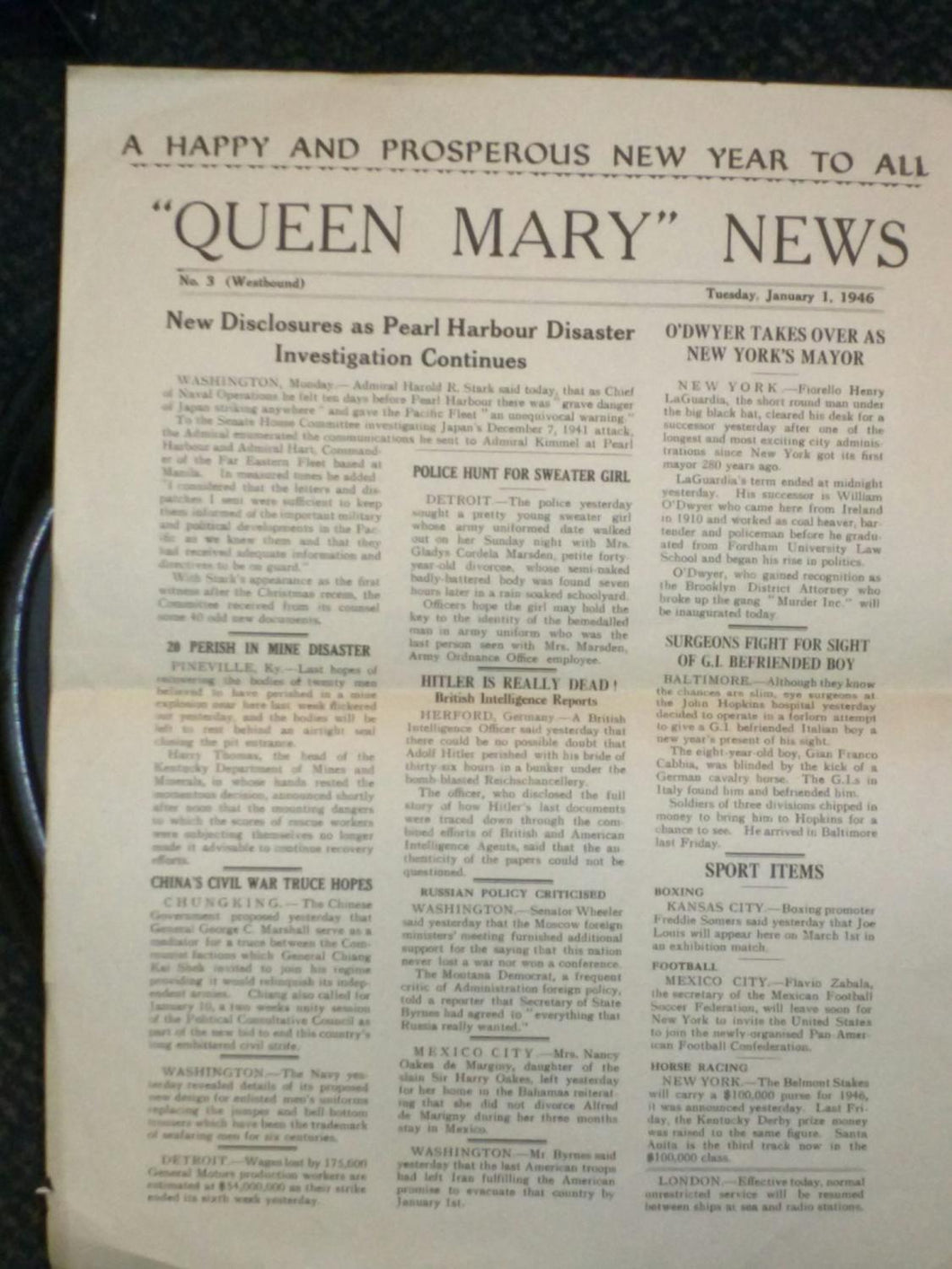Queen Mary News