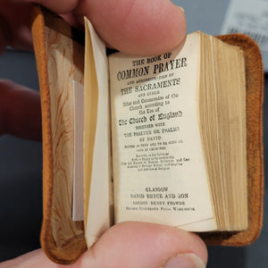 The Book of Common Prayer etc. c1892. Published by David Bryce & Co.