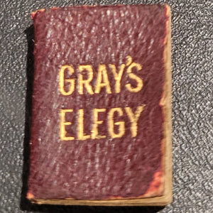 Thomas Gray's An Elegy Written in a Country Churchyard.        circa 1911