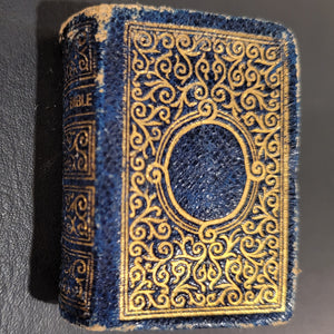 Holy Bible c1896 First Edition     The Holy Bible Containing the Old and New Testaments     Translated out of the Original Tongues... by His     Majesty's Special Command. Bound in gilt stamped blue leather. 876pp.