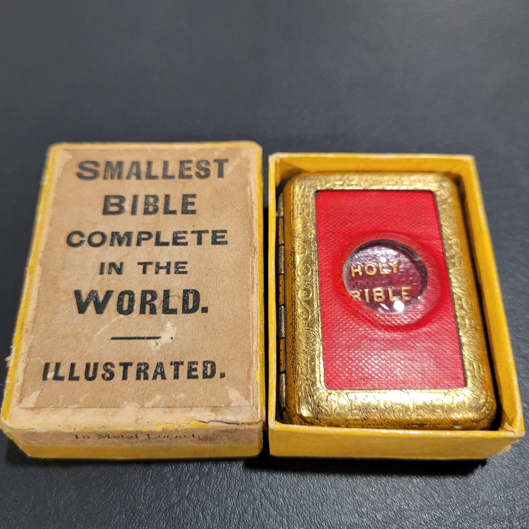 Smallest Bible Complete in the World - Illustrated     c1901