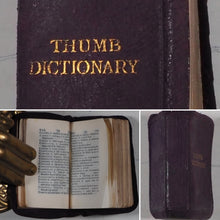 Load image into Gallery viewer, BRYCE&#39;S DIAMOND ENGLISH DICTIONARY. Comprising: Besides The Ordinary And Newest Words in the Language, Short Explanations of a Larger Number of Scientific, Philosophical, Literary, and Technical Terms. Published by David Bryce, 1896. &gt;&gt;MINIATURE BOOK&lt;&lt;
