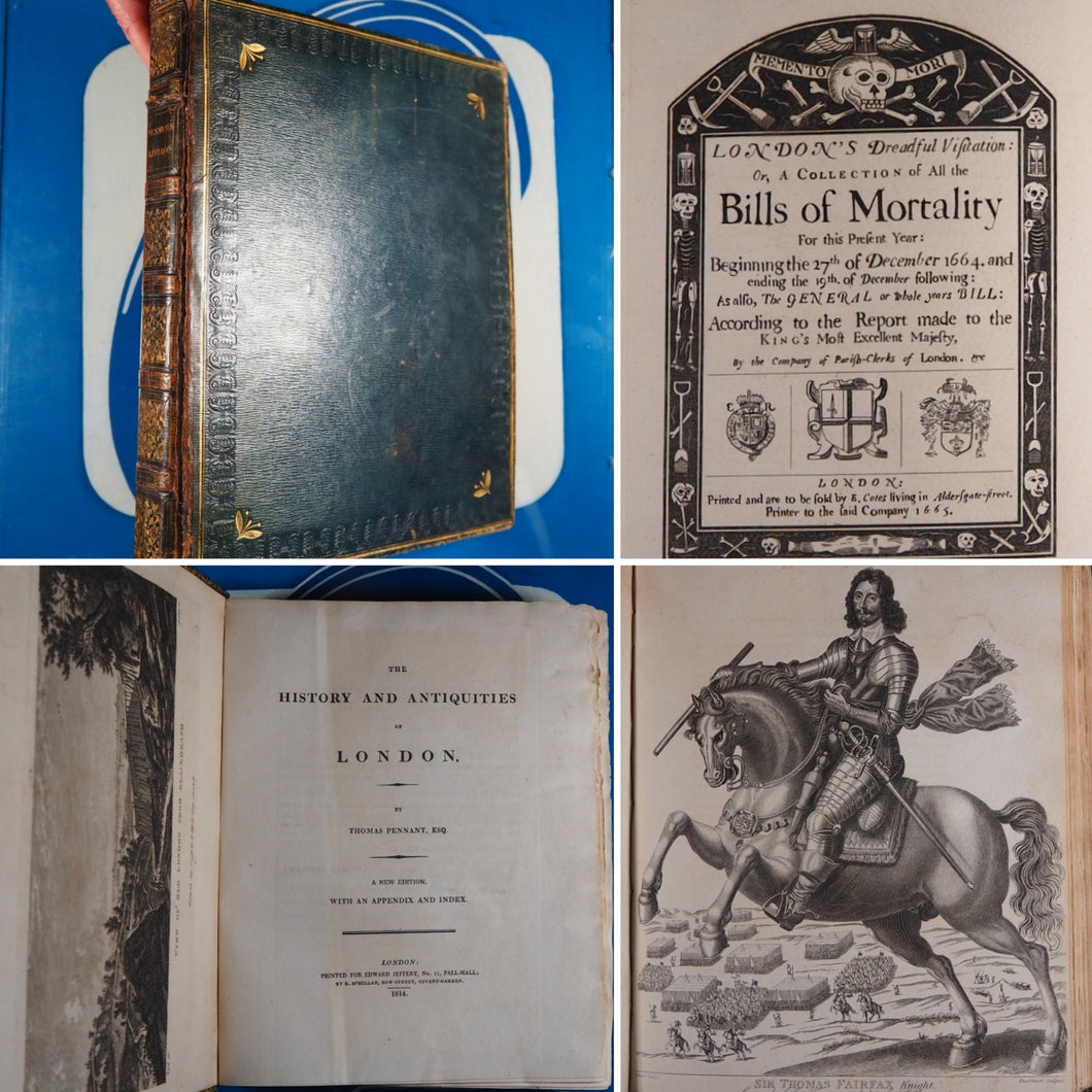 The History and Antiquities of London. A New Edition, with an Appendix and Index. PENNANT, Thomas (1726-1798). >EXTRA-ILLUSTRATED FROM MORDEN'S 