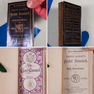 Prince Albert's Pocket Almanack, and Daily Remembrancer for 1864. Albert, Prince.>>RARE MINIATURE ALMANAC<< Publication Date: 1863 CONDITION: VERY GOOD