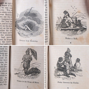 Little Robinson Crusoe. Defoe, Daniel. >>MINIATURE CLASSIC FROM 1844<< Publication Date: 1844 CONDITION: VERY GOOD