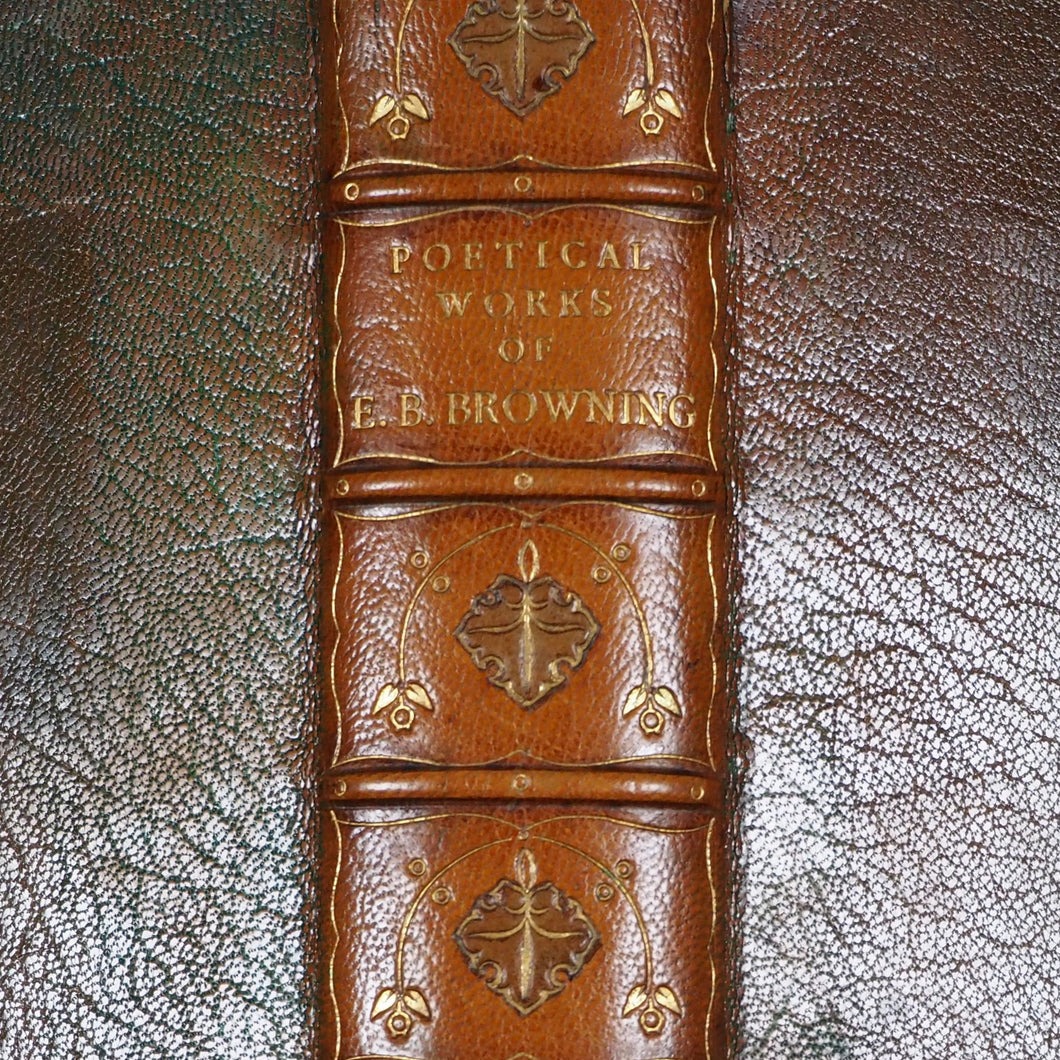 The Poetical Works of Elizabeth Barrett Browning Browning, Elizabeth Barrett. >ARTS & CRAFTS BINDING< Publication Date: 1898 Condition: Very Good