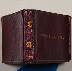 The Spiritual Help. >>UNRECORDED PRE-VICTORIAN MINIATURE BOOK<< "The Compiler" Publication Date: 1831 Condition: Very Good