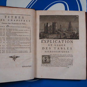 Eléments d astronomie [with] Tables astronomiques du Soleil, de la Lune, des planètes, des étoiles fixes, et des satellites de Jupiter et de Saturne . CASSINI, Jacques. Publication Date: 1740 Condition: Very Good