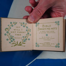 Load image into Gallery viewer, Bible forget-me-nots : a daily text-book of divine promises. [Macduff, John Ross.] Publication Date: 1883 CONDITION: VERY GOOD
