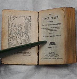 Holy Bible Containing The Old And New Testaments: Translated Out Of The Original Tongues, 1901. >>MINIATURE BOOK<<