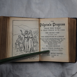 Pilgrim's Progress from this world to that which is to come. Bunyan, John. Edmund Venables, editor. Publication Date: 1896 Condition: Very Good. >>MINIATURE BOOK<<