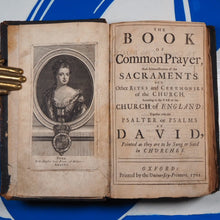 Load image into Gallery viewer, Book of common prayer, and...Psalter or Psalms of David.Church of England&gt;&gt;RARE QUEEN ANNE PRAYER BOOK AND PSALTER with ASSOCIATION&lt;&lt; Publication Date: 1701 Condition: Good
