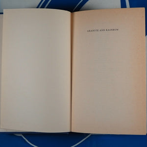 Granite & Rainbow, Essays. VIRGINIA WOOLF. Publication Date: 1958 Condition: Very Good