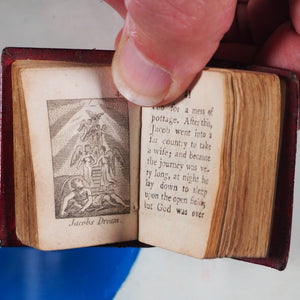 Bible in Miniature or a Concise History of both Testaments. John Harris. London. Circa 1806. >>HUGELY INFLUENTIAL RARE THUMB BIBLE<<