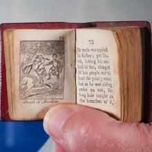 Load image into Gallery viewer, Bible in Miniature or a Concise History of both Testaments. John Harris. London. Circa 1806. &gt;&gt;HUGELY INFLUENTIAL RARE THUMB BIBLE&lt;&lt;
