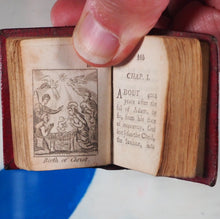 Load image into Gallery viewer, Bible in Miniature or a Concise History of both Testaments. John Harris. London. Circa 1806. &gt;&gt;HUGELY INFLUENTIAL RARE THUMB BIBLE&lt;&lt;
