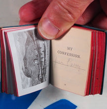 Load image into Gallery viewer, Thumb Confession Book. Publication Date: 1885 Condition: Very Good. &gt;&gt;MINIATURE BOOK&lt;&lt;
