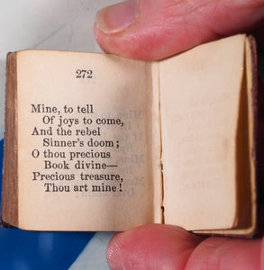Bible in Miniature or a Concise History of both Testaments. >>MINIATURE BOOK/THUMB BIBLE<< Publication Date: 1845 Condition: Very Good