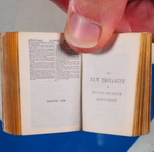 Load image into Gallery viewer, Holy Bible Containing The Old And New Testaments: Translated Out Of The Original Tongues &gt;&gt;MINIATURE BOOK&lt;&lt; Publication Date: 1901
