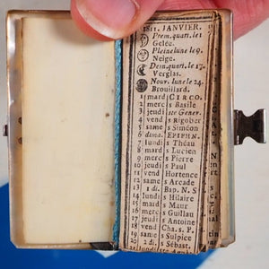 Demoraine Almanac 1811 >>MINIATURE BOOK WITH DE-LUXE BINDING<< Publication Date: 1810 CONDITION: VERY GOOD